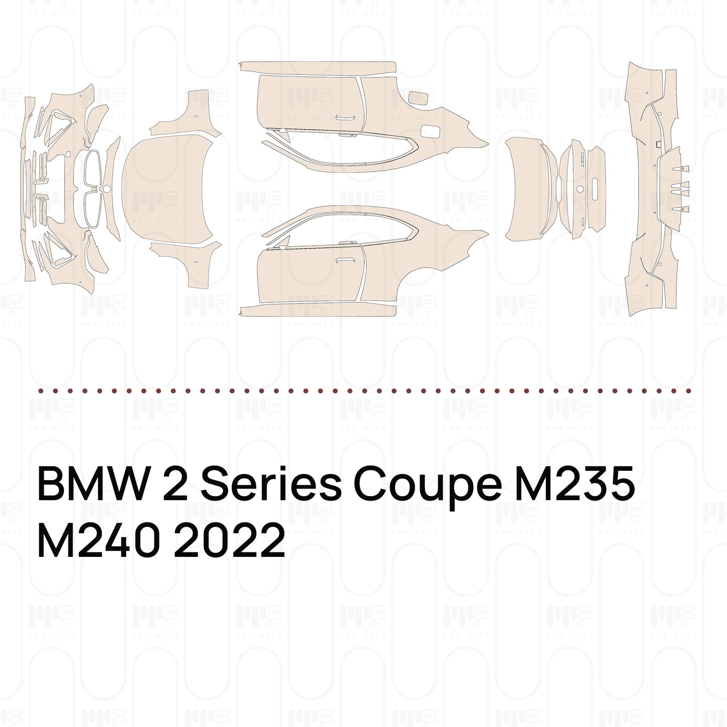 Pre-Cut PPF BMW 2 Series Coupe M235 M240 2022