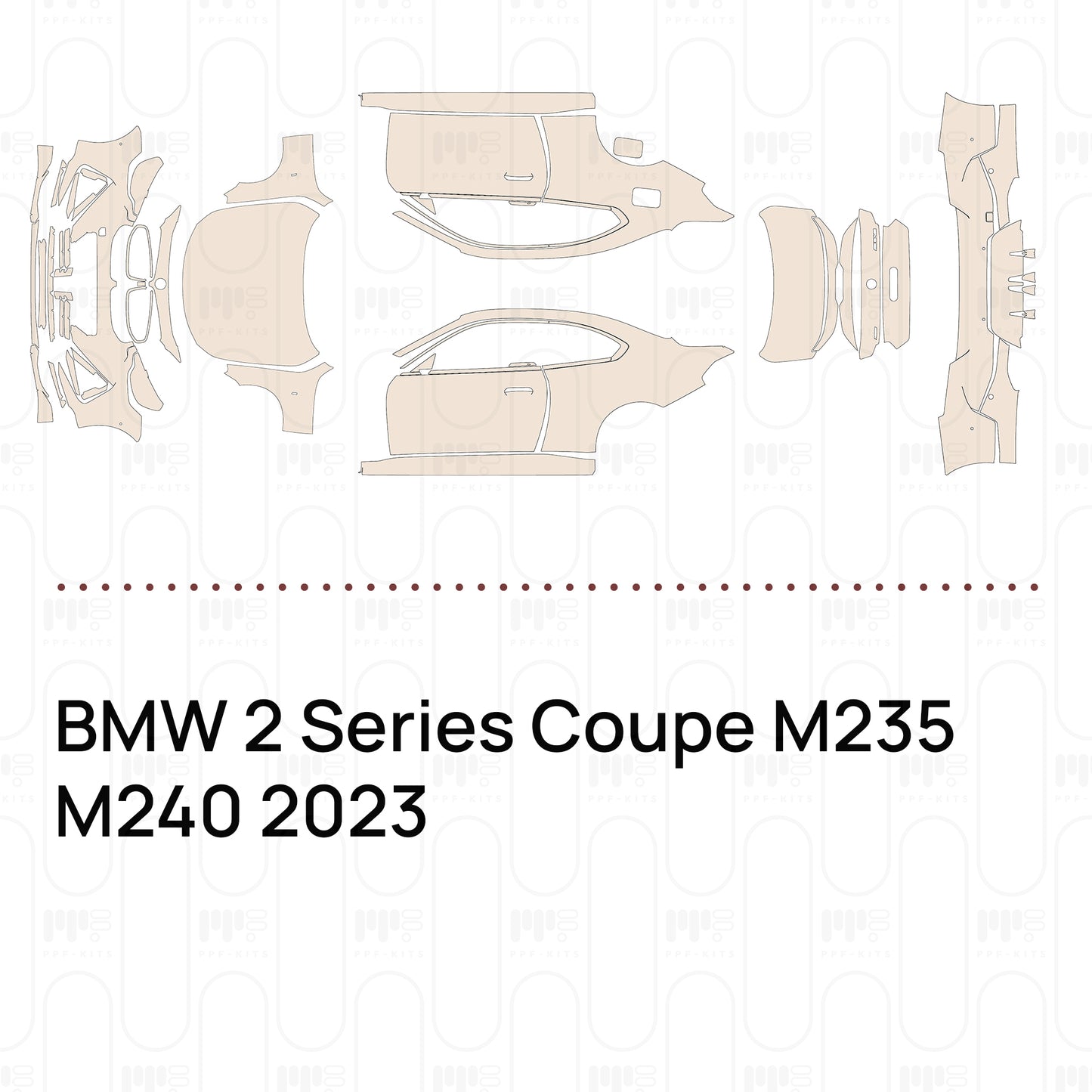 Pre-Cut PPF BMW 2 Series Coupe M235 M240 2023