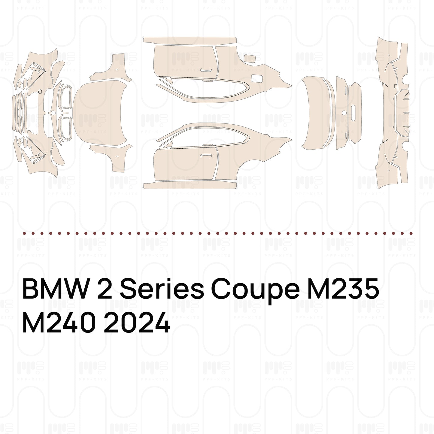 Pre-Cut PPF BMW 2 Series Coupe M235 M240 2024