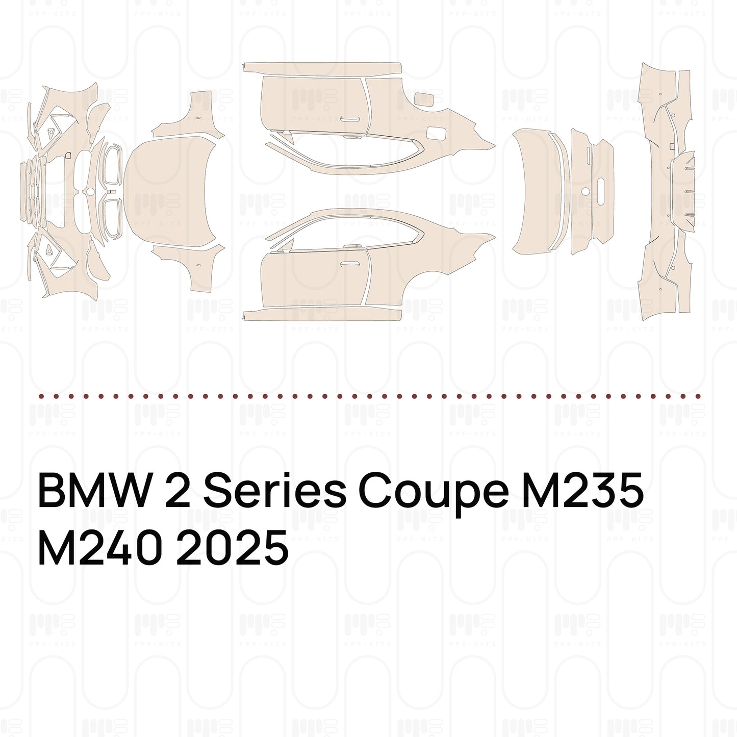 Pre-Cut PPF BMW 2 Series Coupe M235 M240 2025