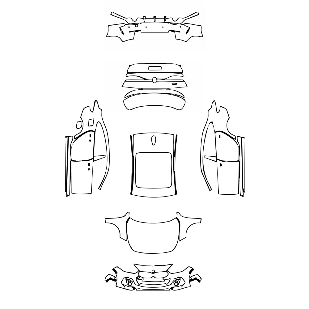 Pre-Cut PPF BMW 2 Series Gran Coupe Msport 2020 - PPF-Kits