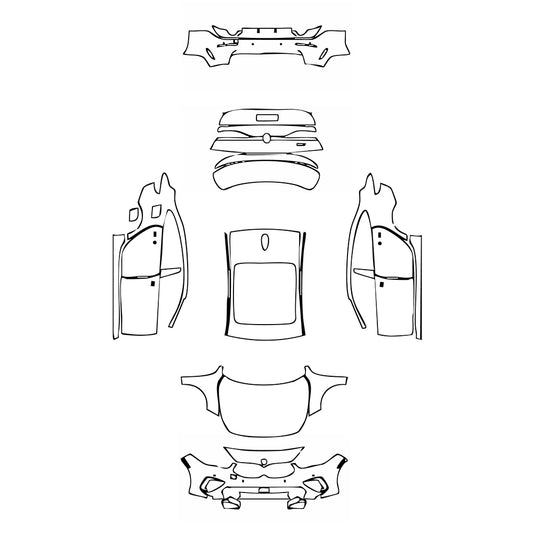 Pre-Cut PPF BMW 2 Series Gran Coupe Sportline 2020 - PPF-Kits