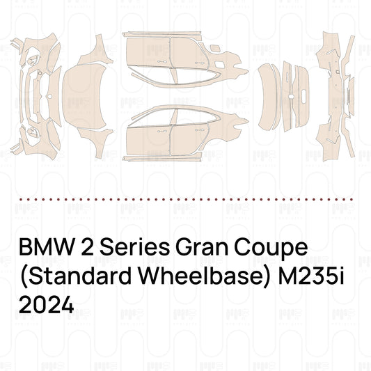 Pre-Cut PPF BMW 2 Series Gran Coupe (Standard Wheelbase) M235i 2024