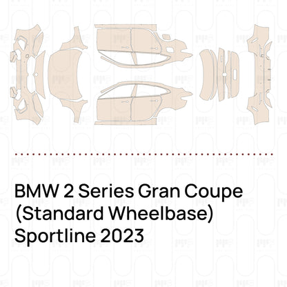 Pre-Cut PPF BMW 2 Series Gran Coupe (Standard Wheelbase) Sportline 2023