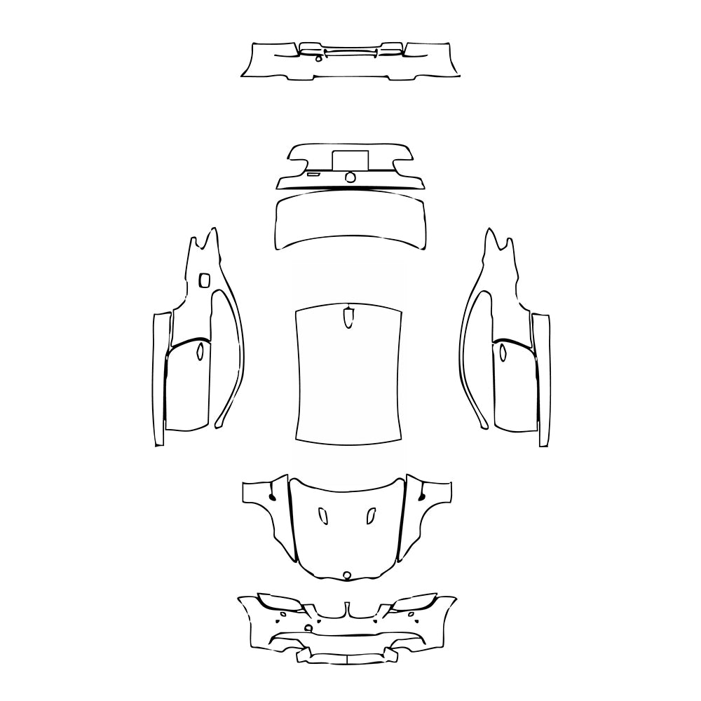 Pre-Cut PPF BMW 3 Series Coupe M3 2010 - PPF-Kits
