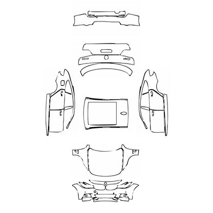Pre-Cut PPF BMW 3 Series Gran Turismo M Sport 2016 - PPF-Kits