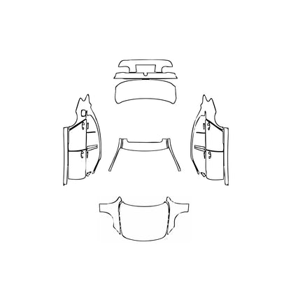 Pre-Cut PPF BMW 3 Series Sedan Base Extended Wheelbase 2014 - PPF-Kits