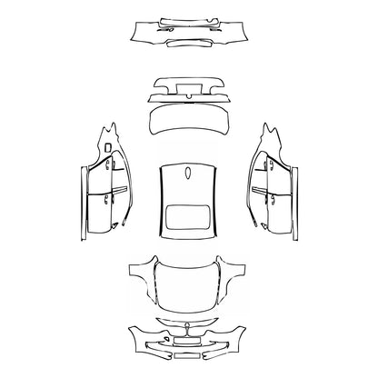 Pre-Cut PPF BMW 3 Series Sedan Base Standard Wheelbase 2015 - PPF-Kits