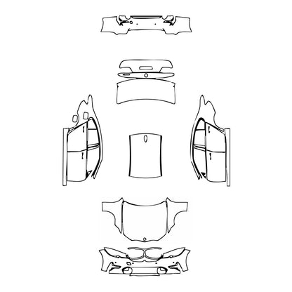 Pre-Cut PPF BMW 3 Series Sedan Luxury Standard Wheelbase 2021 - PPF-Kits