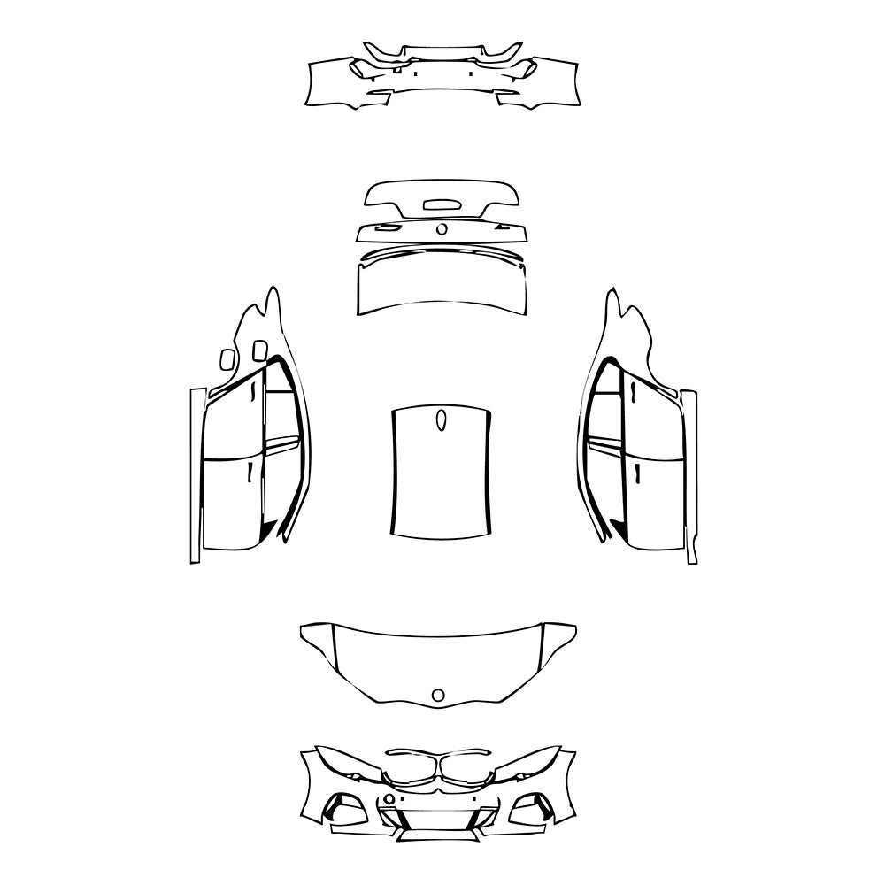 Pre-Cut PPF BMW 3 Series Sedan M340i 2020 - PPF-Kits