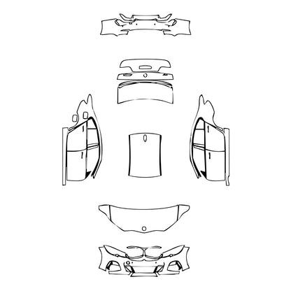 Pre-Cut PPF BMW 3 Series Sedan M340i 2020 - PPF-Kits
