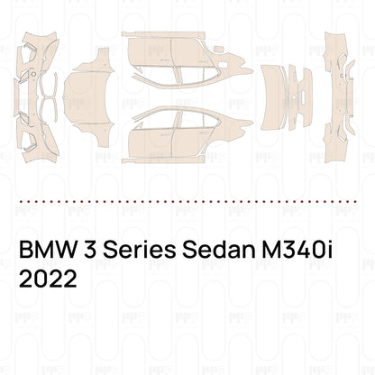 Pre-Cut PPF BMW 3 Series Sedan M340i 2022