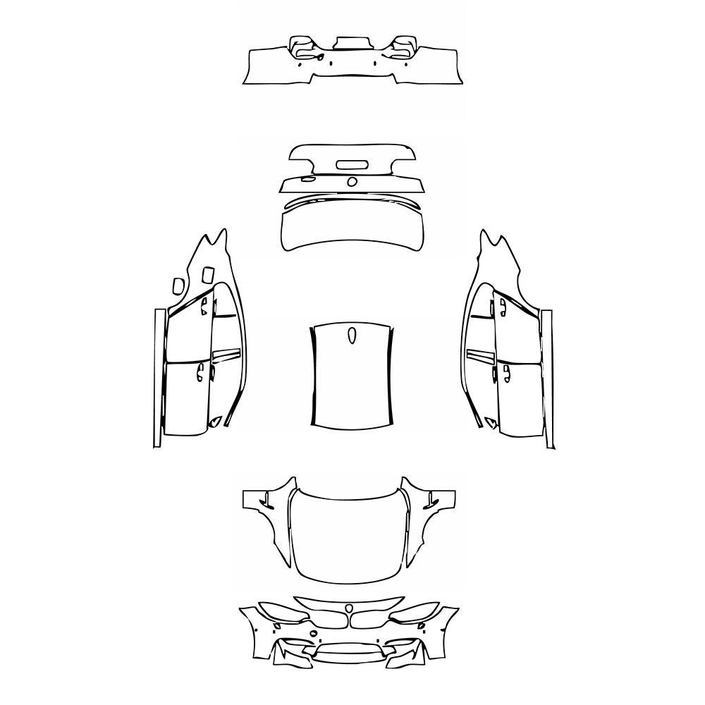 Pre-Cut PPF BMW 3 Series Sedan M3 2014 - PPF-Kits