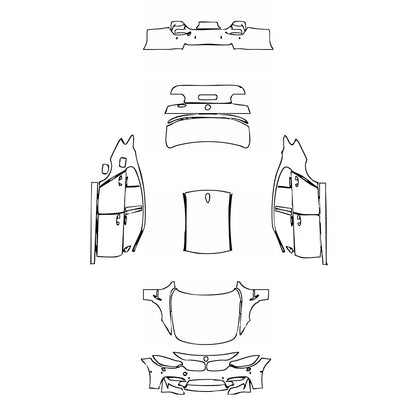 Pre-Cut PPF BMW 3 Series Sedan M3 2016 - PPF-Kits