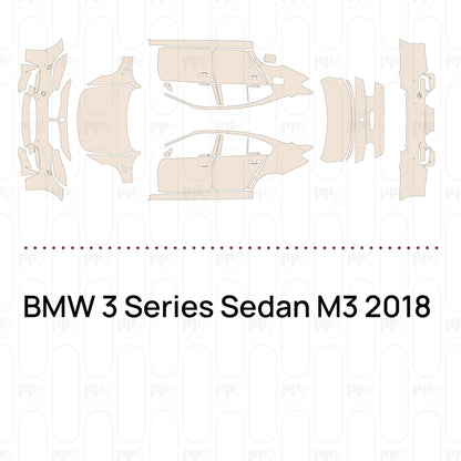 Pre-Cut PPF BMW 3 Series Sedan M3 2018