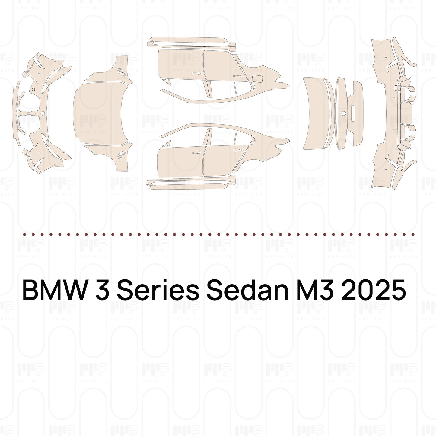 Pre-Cut PPF BMW 3 Series Sedan M3 2025
