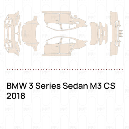 Pre-Cut PPF BMW 3 Series Sedan M3 CS 2018