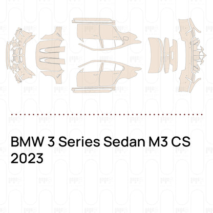 Pre-Cut PPF BMW 3 Series Sedan M3 CS 2023