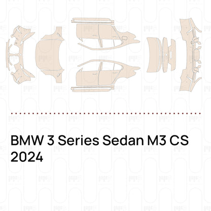 Pre-Cut PPF BMW 3 Series Sedan M3 CS 2024