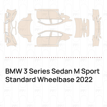 Pre-Cut PPF BMW 3 Series Sedan M Sport Standard Wheelbase 2022