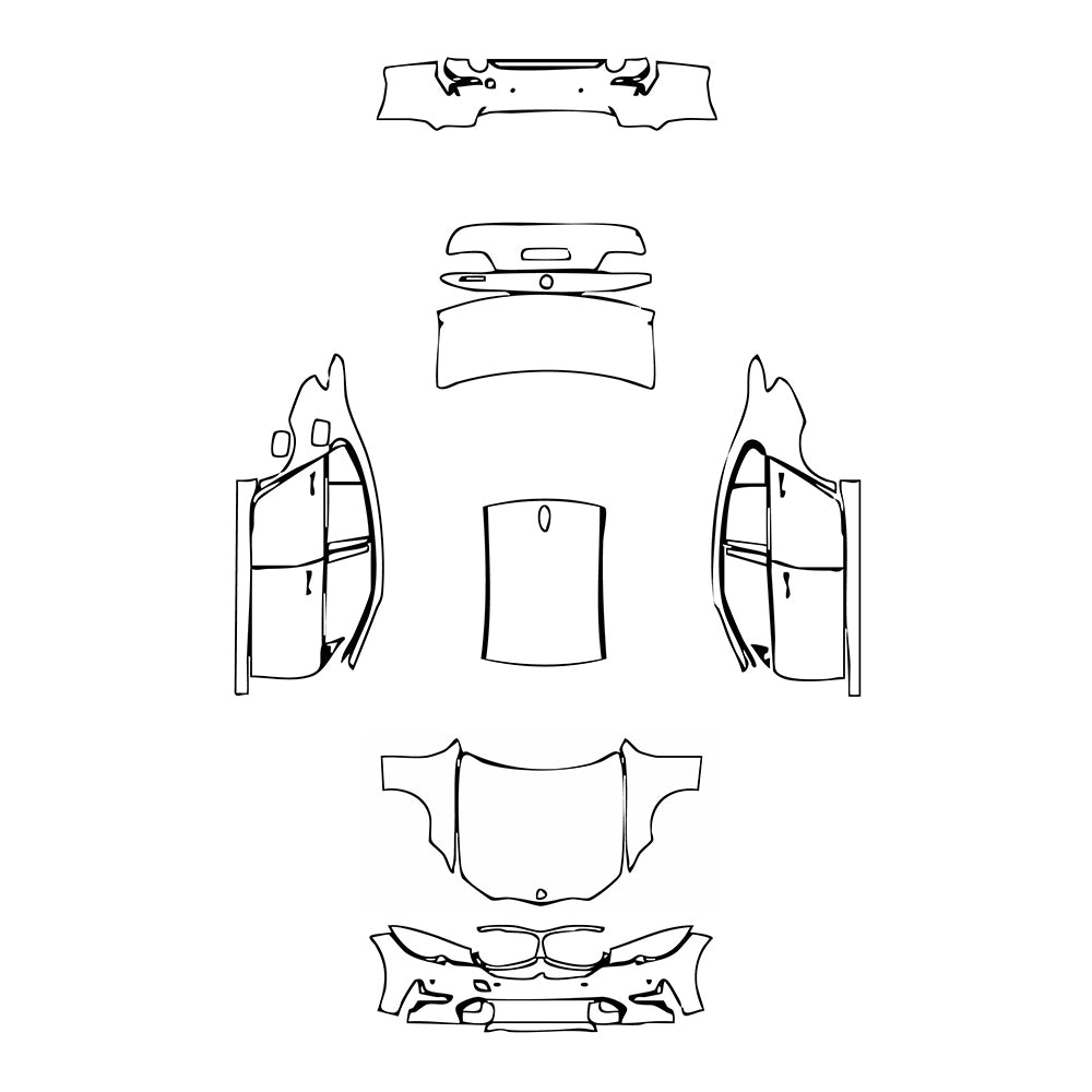 Pre-Cut PPF BMW 3 Series Sedan Sport Line Standard Wheelbase 2020 - PPF-Kits