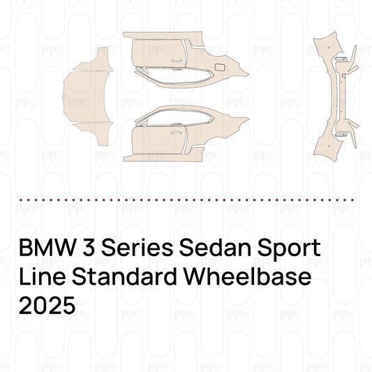 Pre-Cut PPF BMW 3 Series Sedan Sport Line Standard Wheelbase 2025