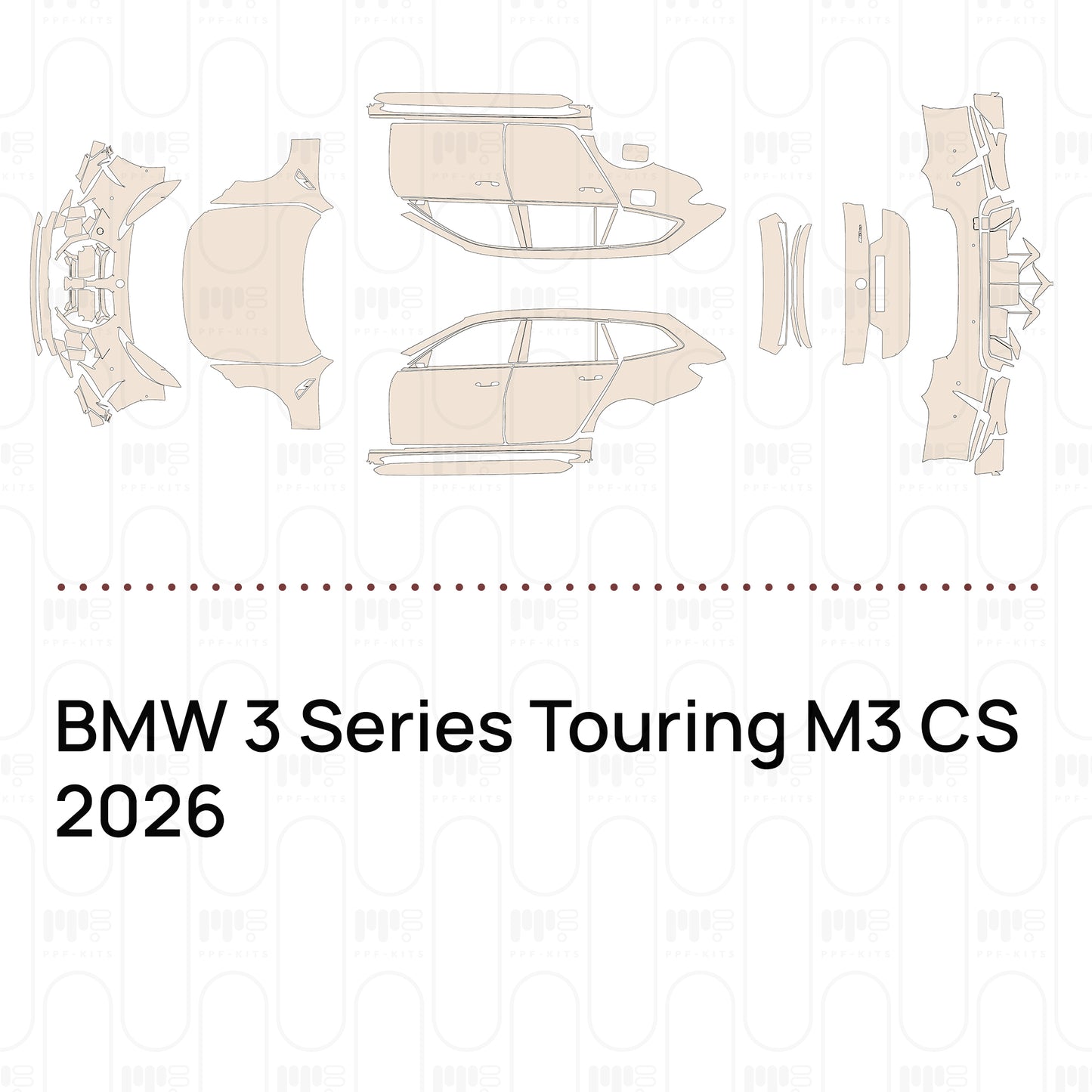 Pre-Cut PPF BMW 3 Series Touring M3 CS 2026