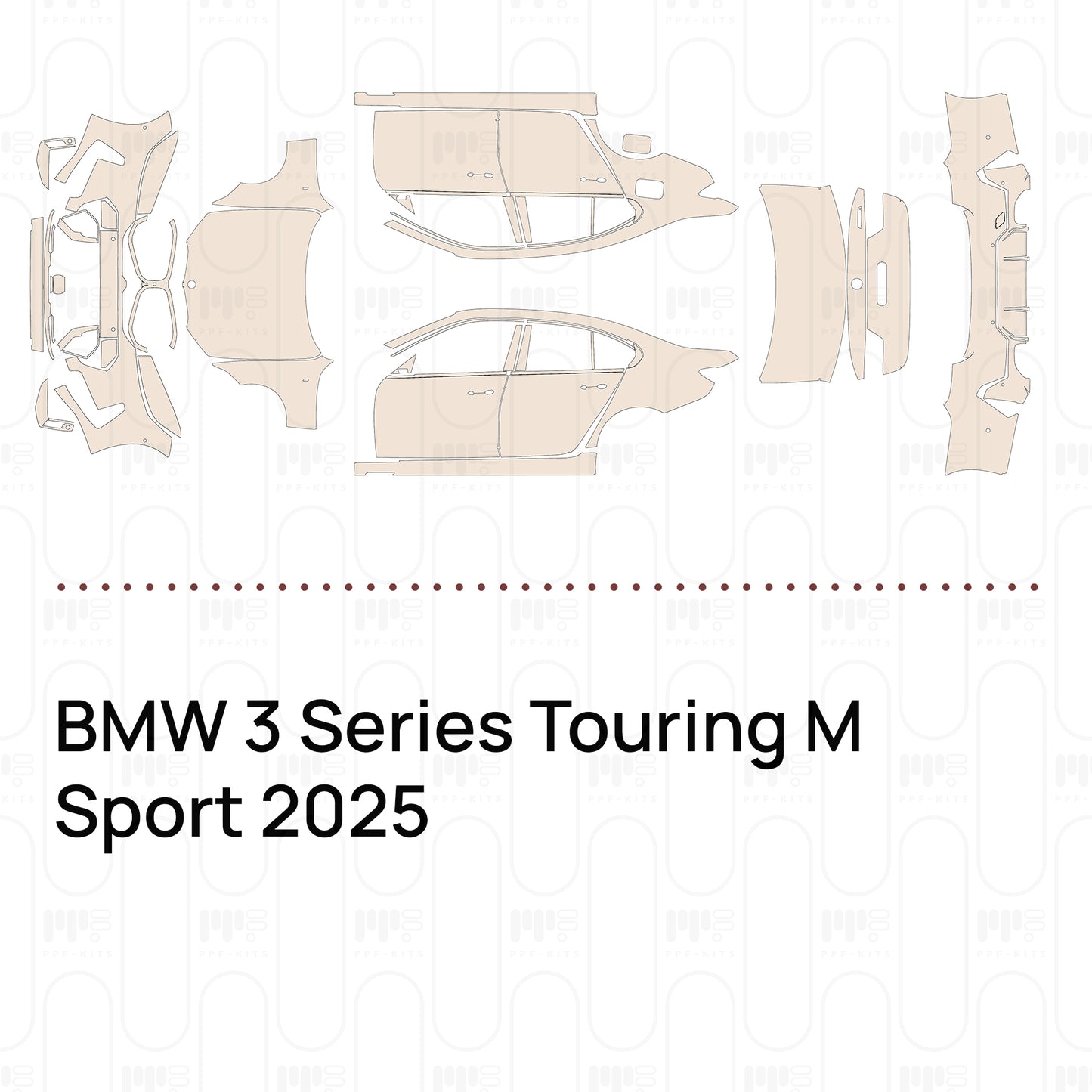 Pre-Cut PPF BMW 3 Series Touring M Sport 2025