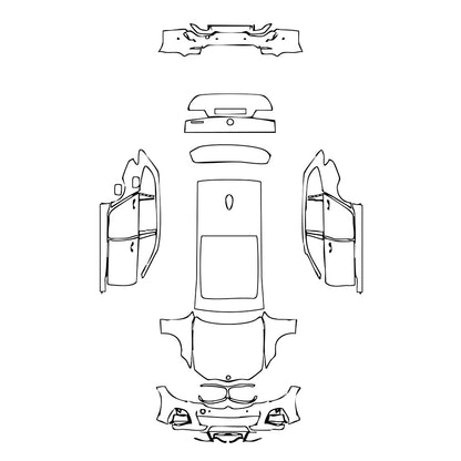 Pre-Cut PPF BMW 3 Series Touring Wagen M340i 2021 - PPF-Kits