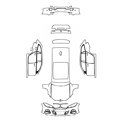 Pre-Cut PPF BMW 3 Series Touring Wagen M Sport 2021 - PPF-Kits