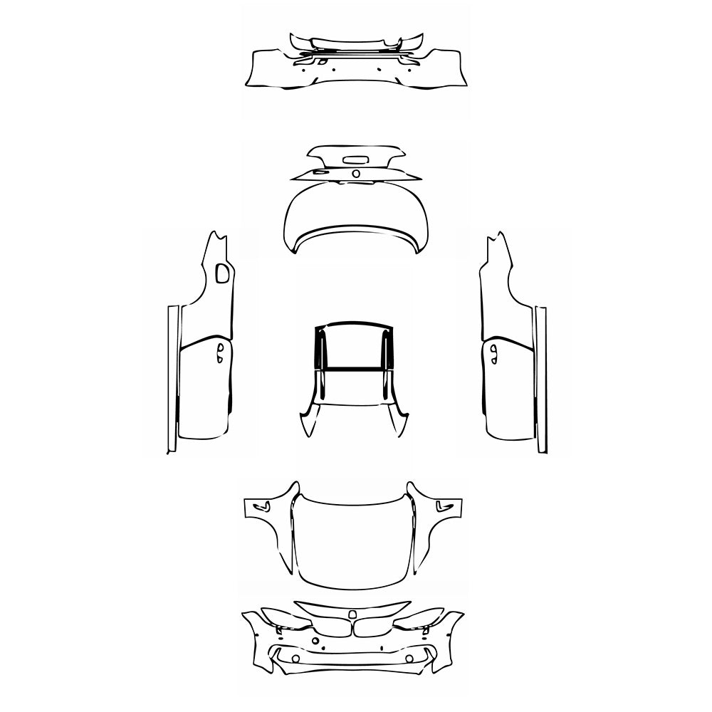 Pre-Cut PPF BMW 4 Series Convertible Luxury Line 2015 - PPF-Kits