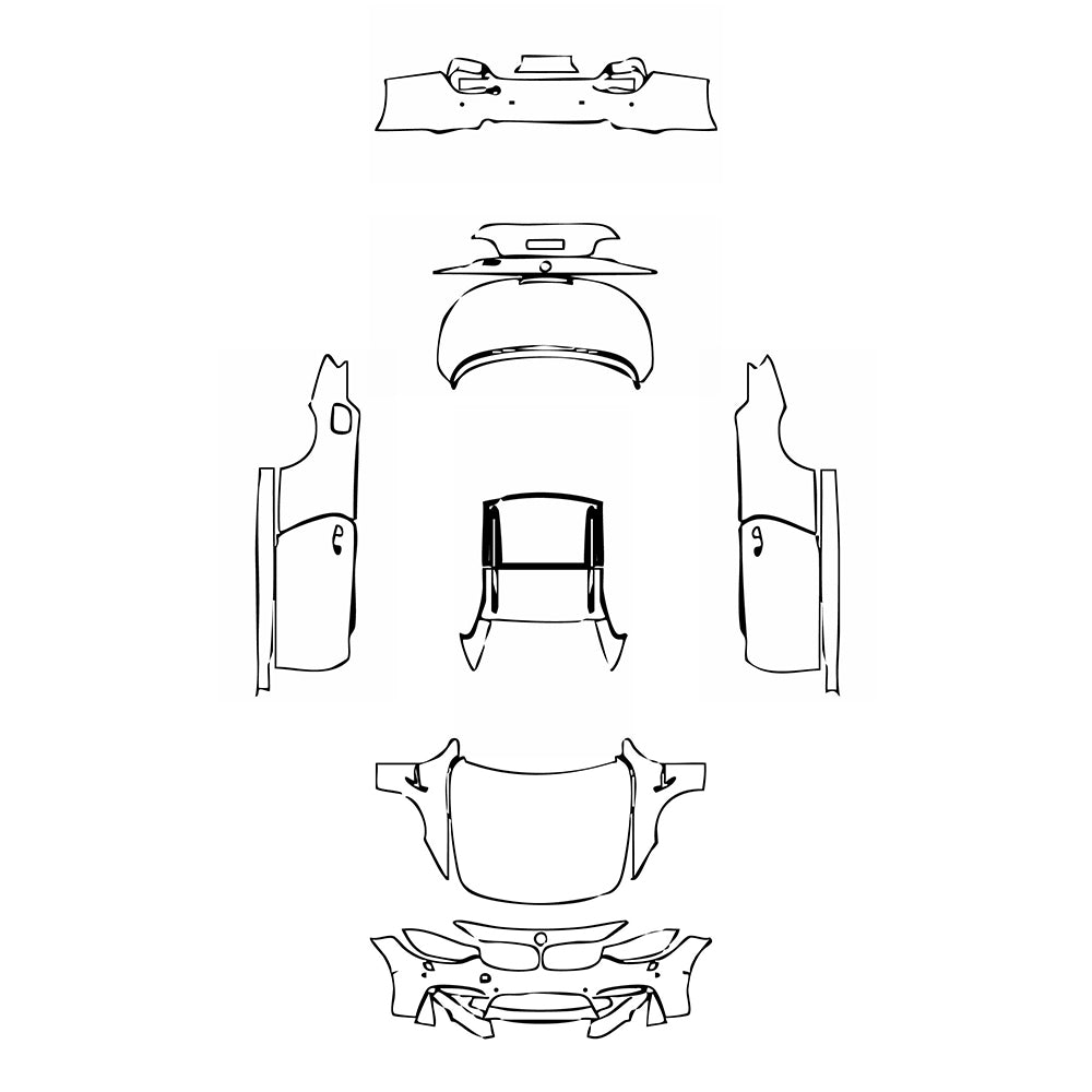 Pre-Cut PPF BMW 4 Series Convertible M4 2017 - PPF-Kits