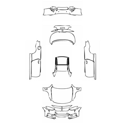 Pre-Cut PPF BMW 4 Series Convertible M Sport 2015 - PPF-Kits