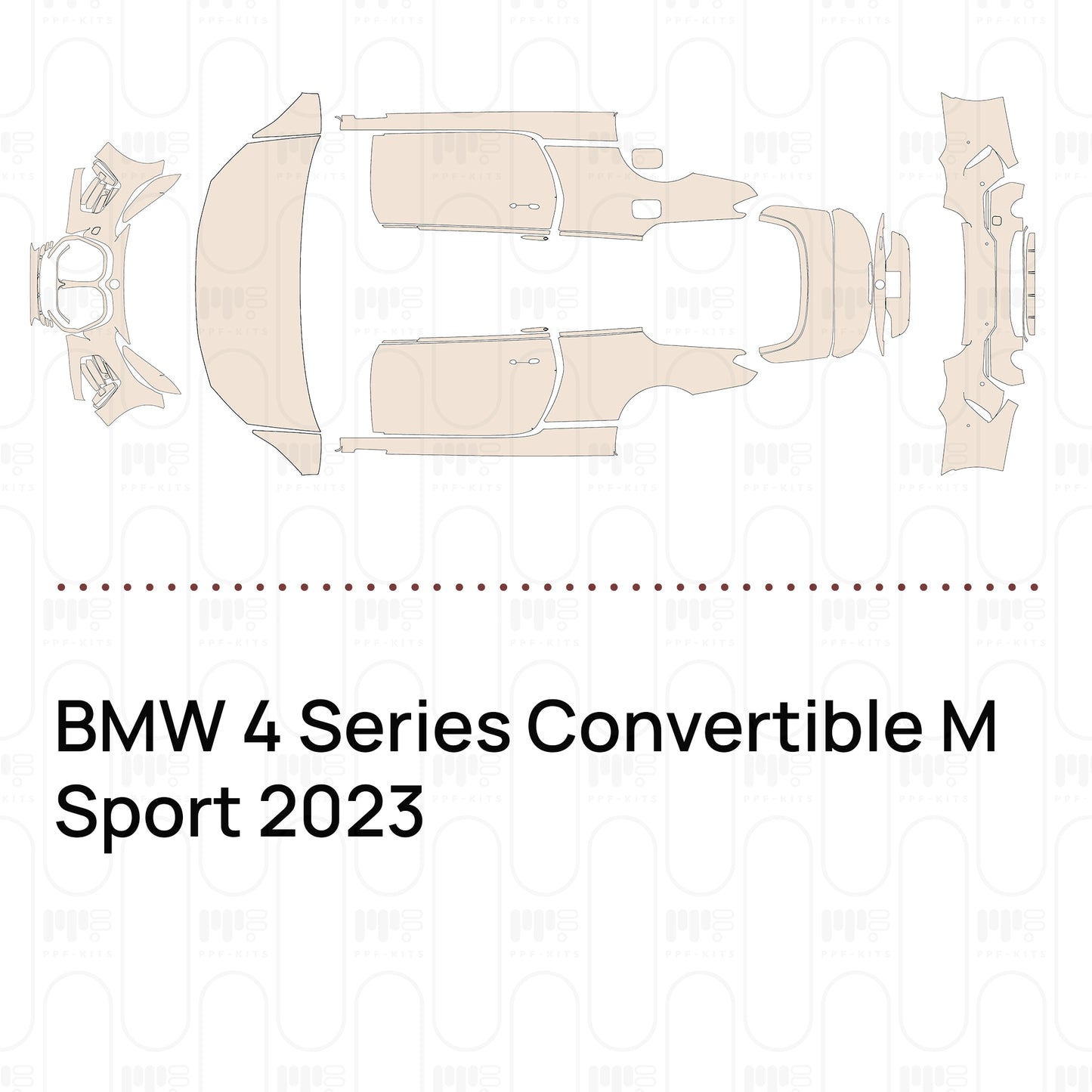 Pre-Cut PPF BMW 4 Series Convertible M Sport 2023