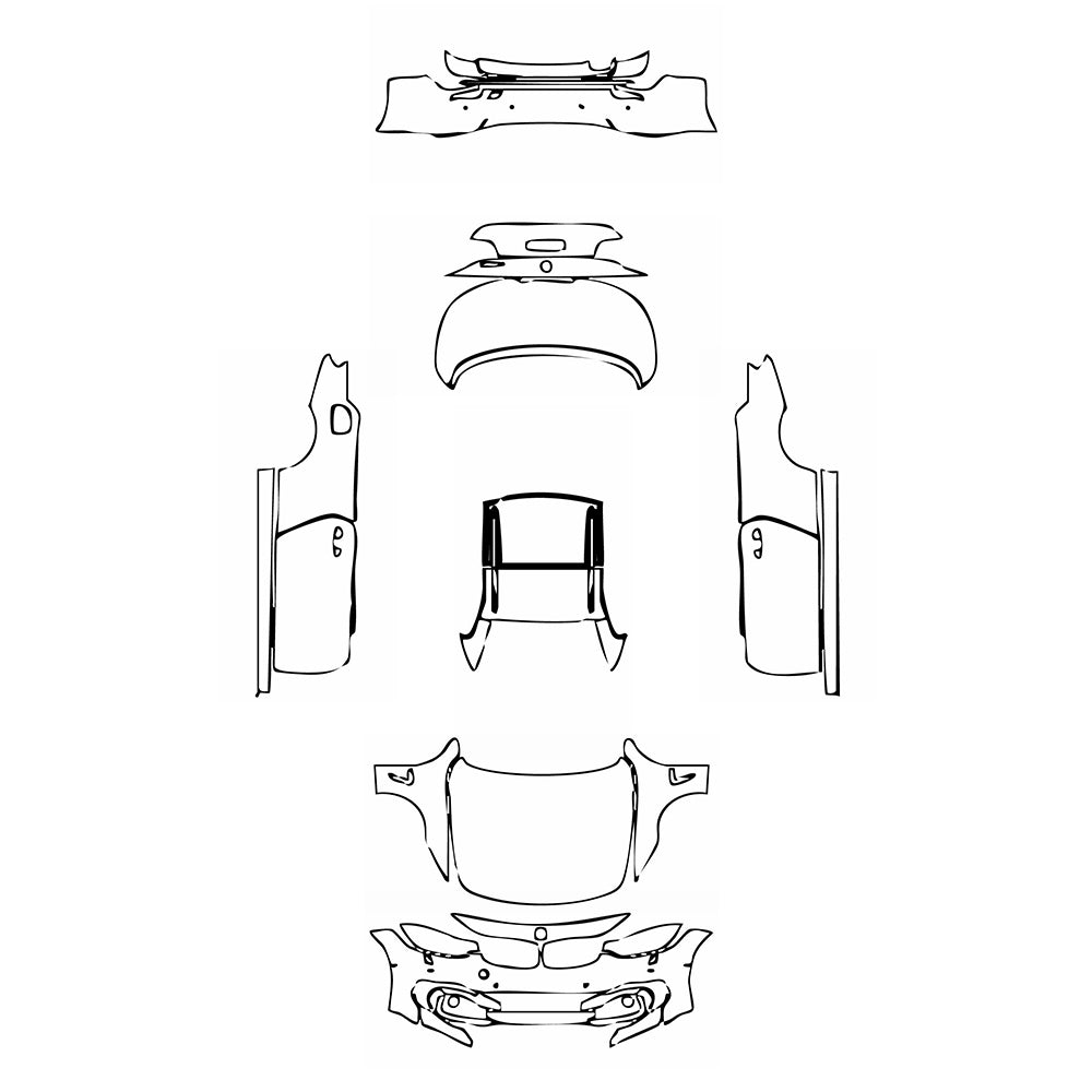 Pre-Cut PPF BMW 4 Series Convertible Sport Line 2016 - PPF-Kits