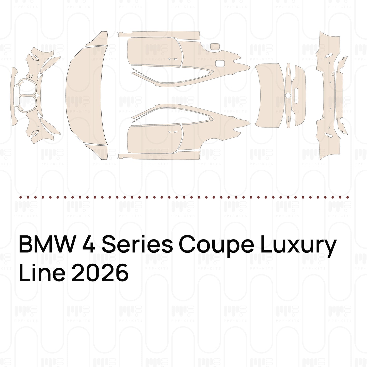 Pre-Cut PPF BMW 4 Series Coupe Luxury Line 2026