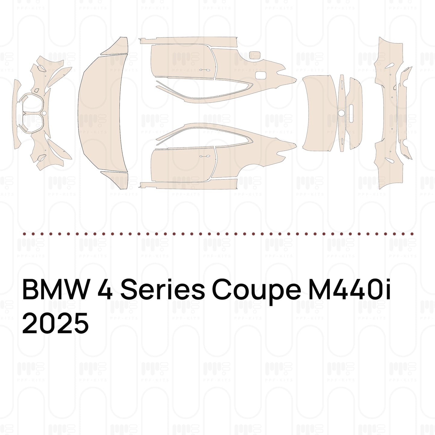 Pre-Cut PPF BMW 4 Series Coupe M440i 2025