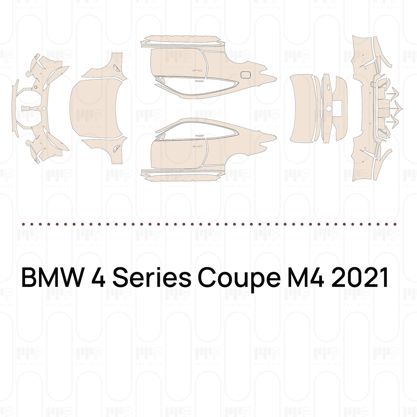 Pre-Cut PPF BMW 4 Series Coupe M4 2021