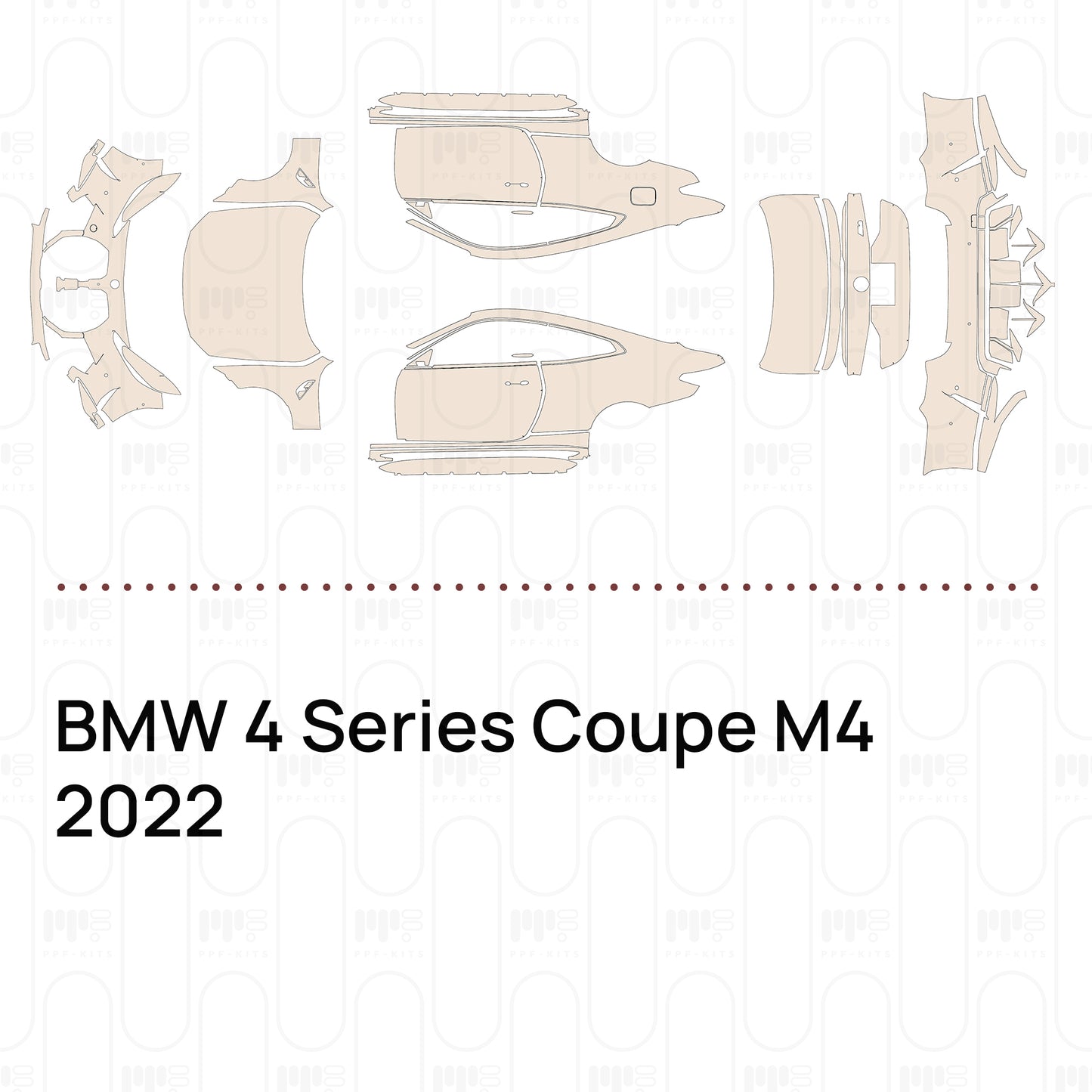 Pre-Cut PPF BMW 4 Series Coupe M4 2022