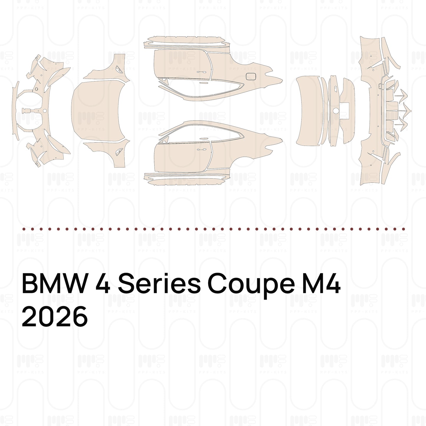 Pre-Cut PPF BMW 4 Series Coupe M4 2026
