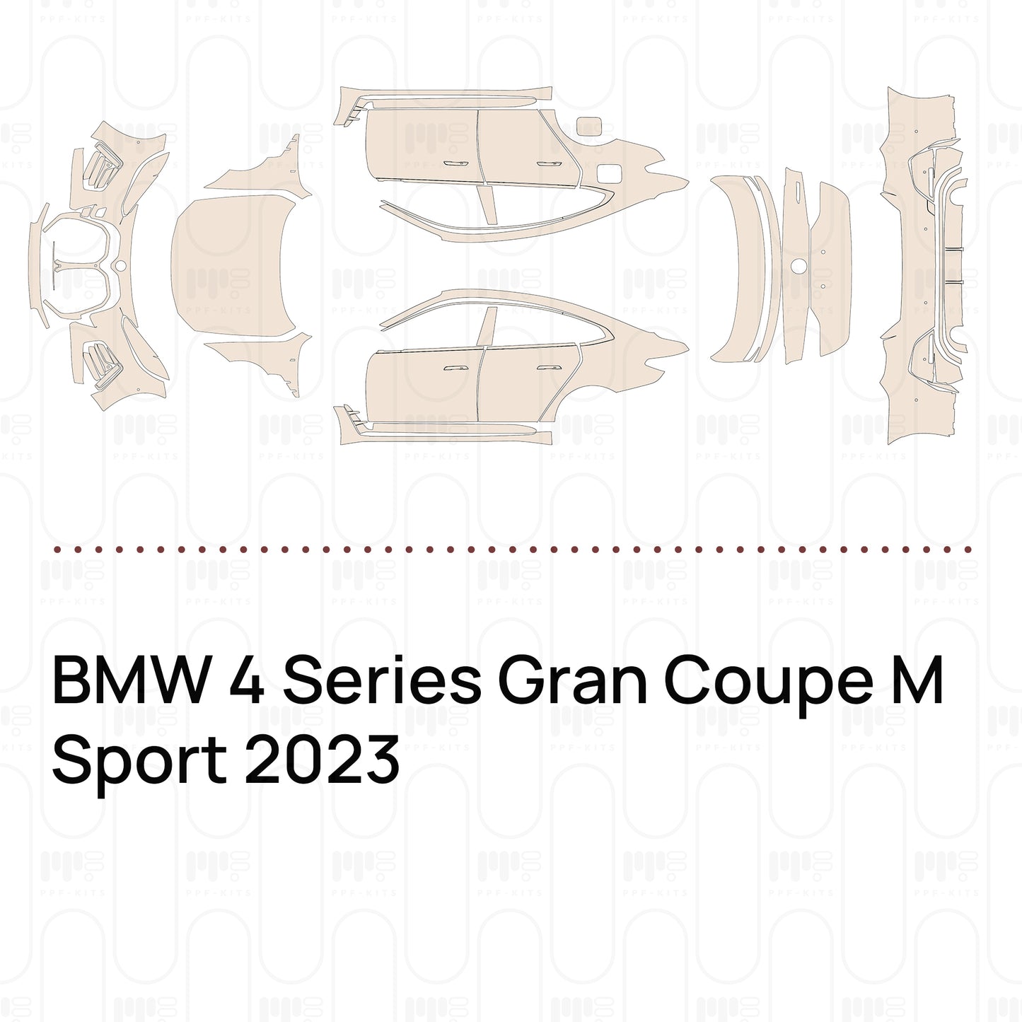 Pre-Cut PPF BMW 4 Series Gran Coupe M Sport 2023