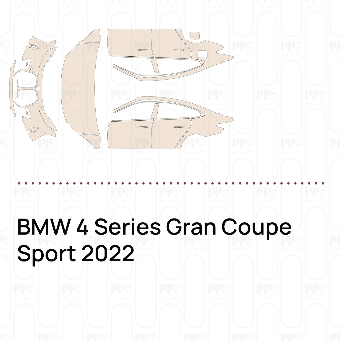 Pre-Cut PPF BMW 4 Series Gran Coupe Sport 2022