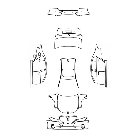 Pre-Cut PPF BMW 5 Series Sedan Extended Wheelbase Luxury 2021 - PPF-Kits