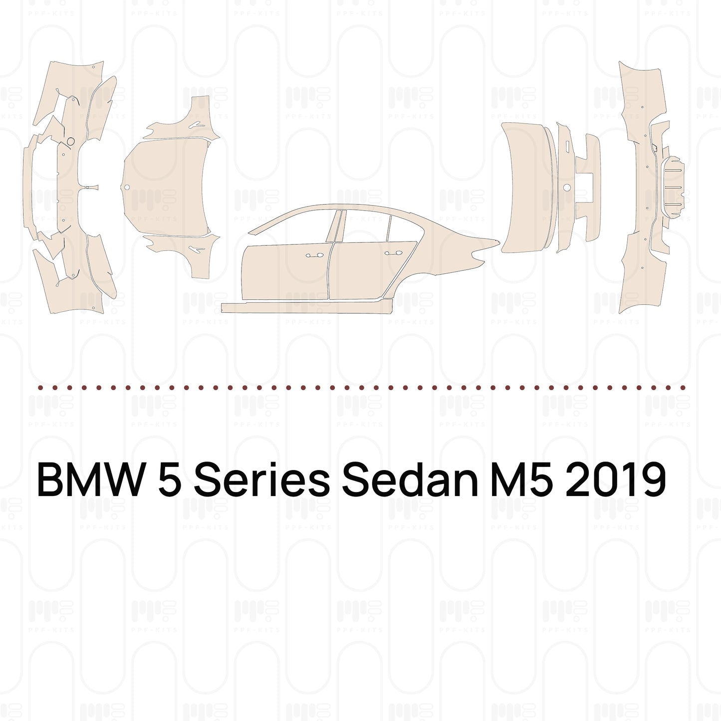 Pre-Cut PPF BMW 5 Series Sedan M5 2019