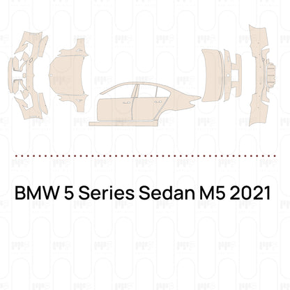 Pre-Cut PPF BMW 5 Series Sedan M5 2021