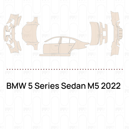 Pre-Cut PPF BMW 5 Series Sedan M5 2022