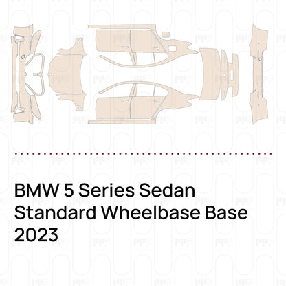 Pre-Cut PPF BMW 5 Series Sedan Standard Wheelbase Base 2023