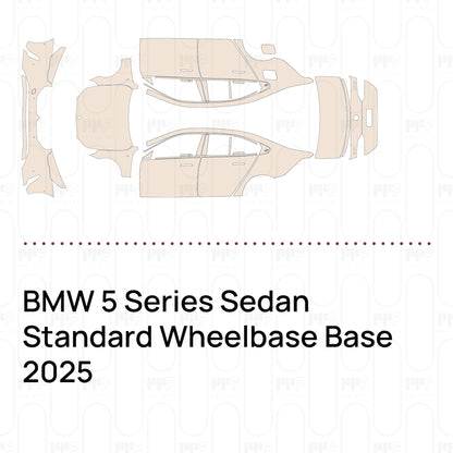 Pre-Cut PPF BMW 5 Series Sedan Standard Wheelbase Base 2025