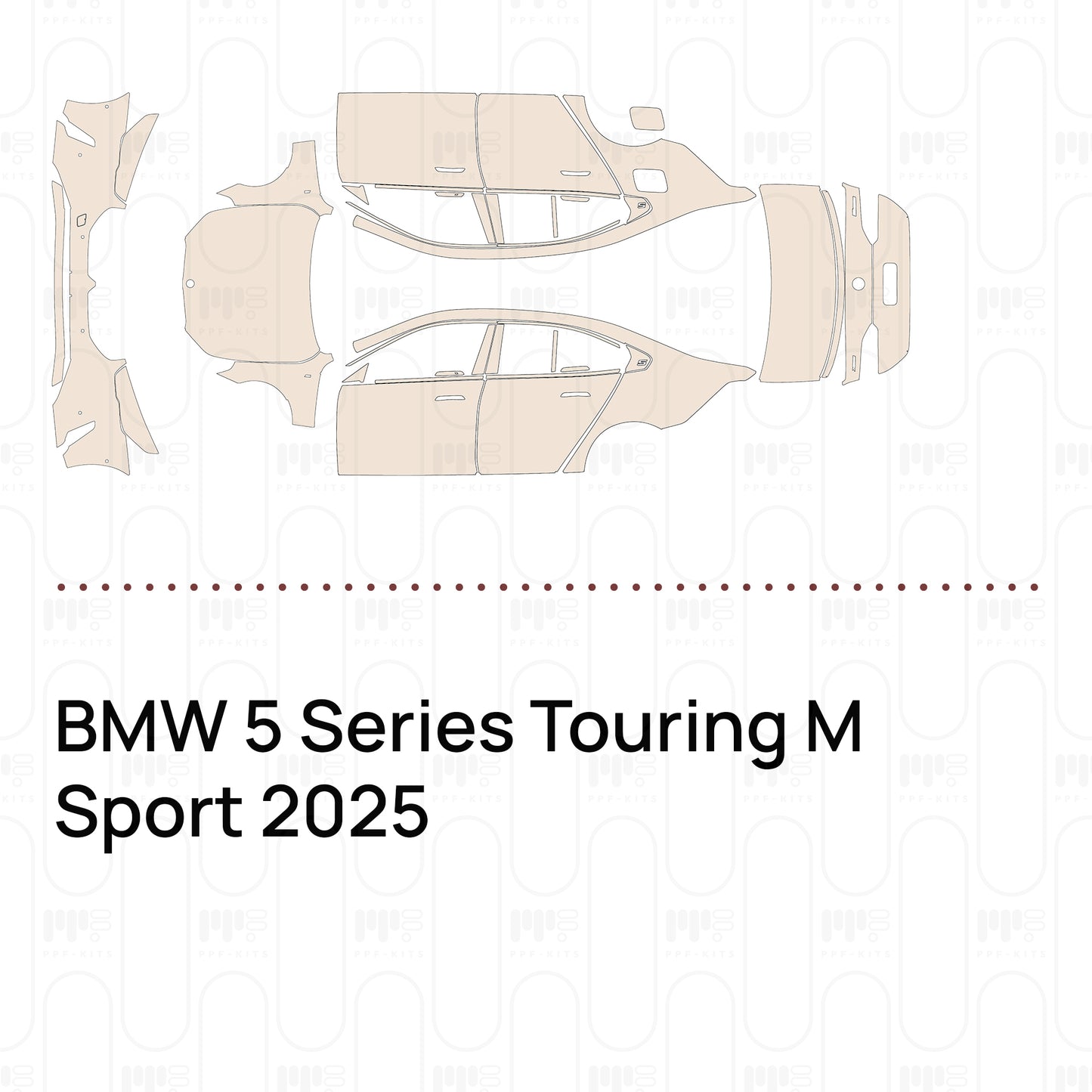 Pre-Cut PPF BMW 5 Series Touring M Sport 2025