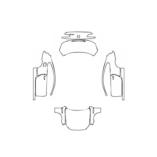 Pre-Cut PPF BMW 6 Series Coupe Base 2015 - PPF-Kits